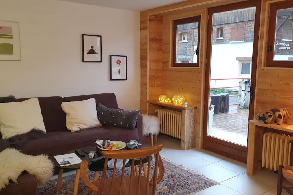 Appartement La Duchere Le Plan-La Giettaz Massif Des Aravis Luaran gambar