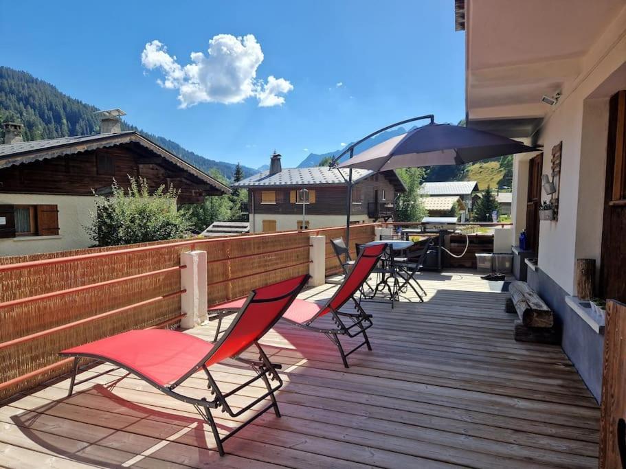 Appartement La Duchere Le Plan-La Giettaz Massif Des Aravis Luaran gambar
