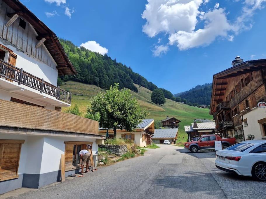 Appartement La Duchere Le Plan-La Giettaz Massif Des Aravis Luaran gambar