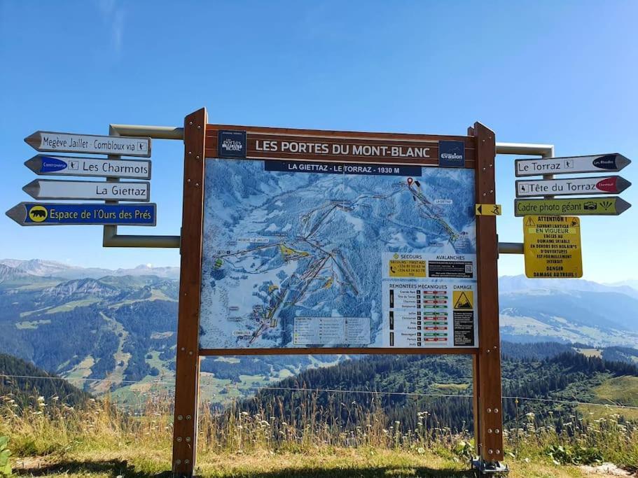 Appartement La Duchere Le Plan-La Giettaz Massif Des Aravis Luaran gambar