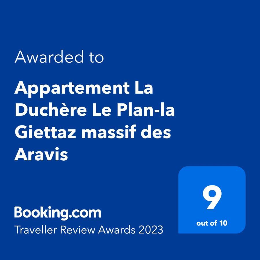 Appartement La Duchere Le Plan-La Giettaz Massif Des Aravis Luaran gambar