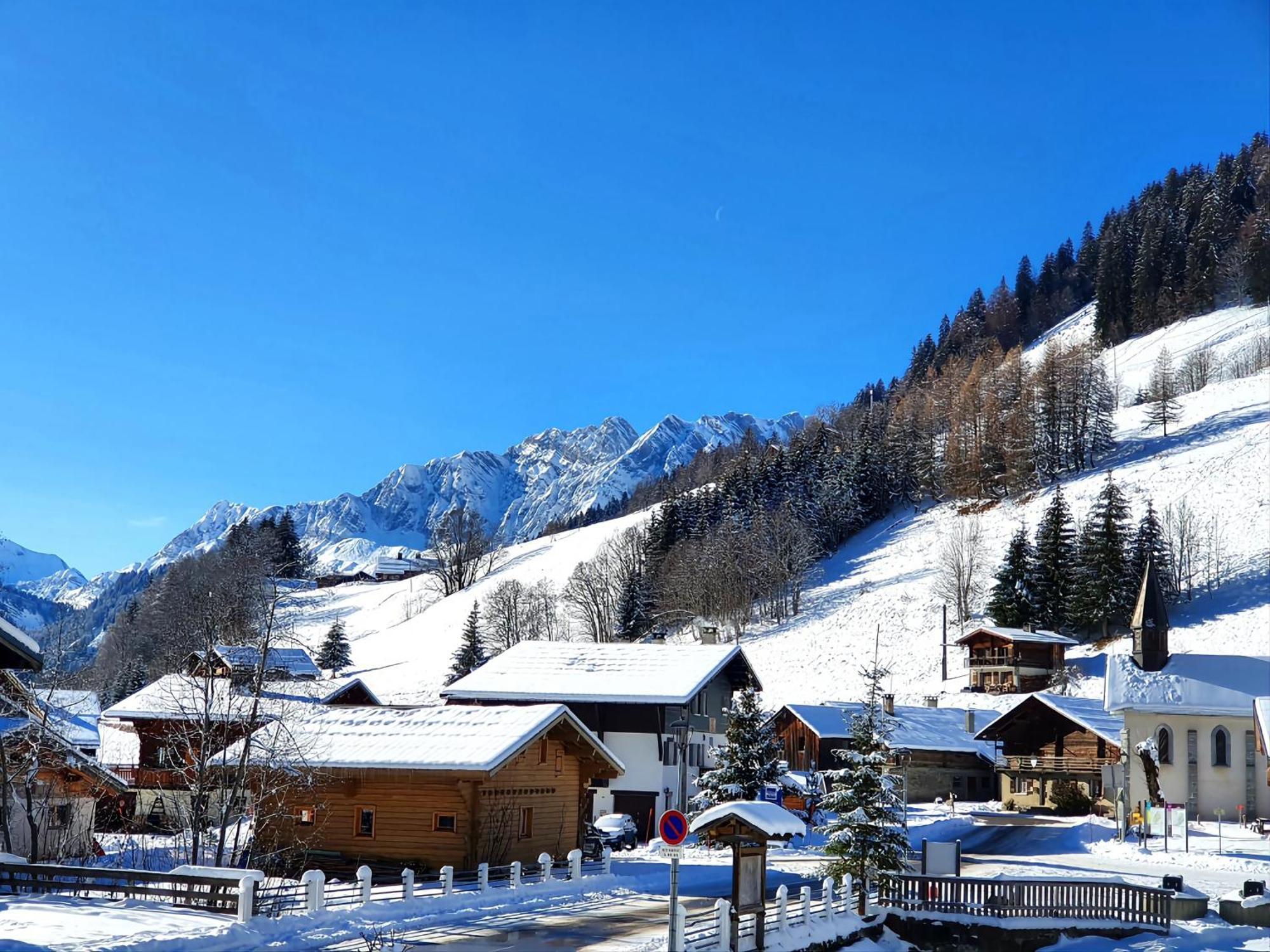 Appartement La Duchere Le Plan-La Giettaz Massif Des Aravis Luaran gambar