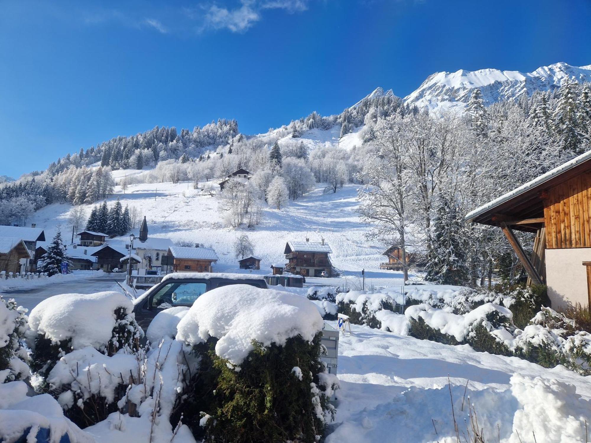 Appartement La Duchere Le Plan-La Giettaz Massif Des Aravis Luaran gambar